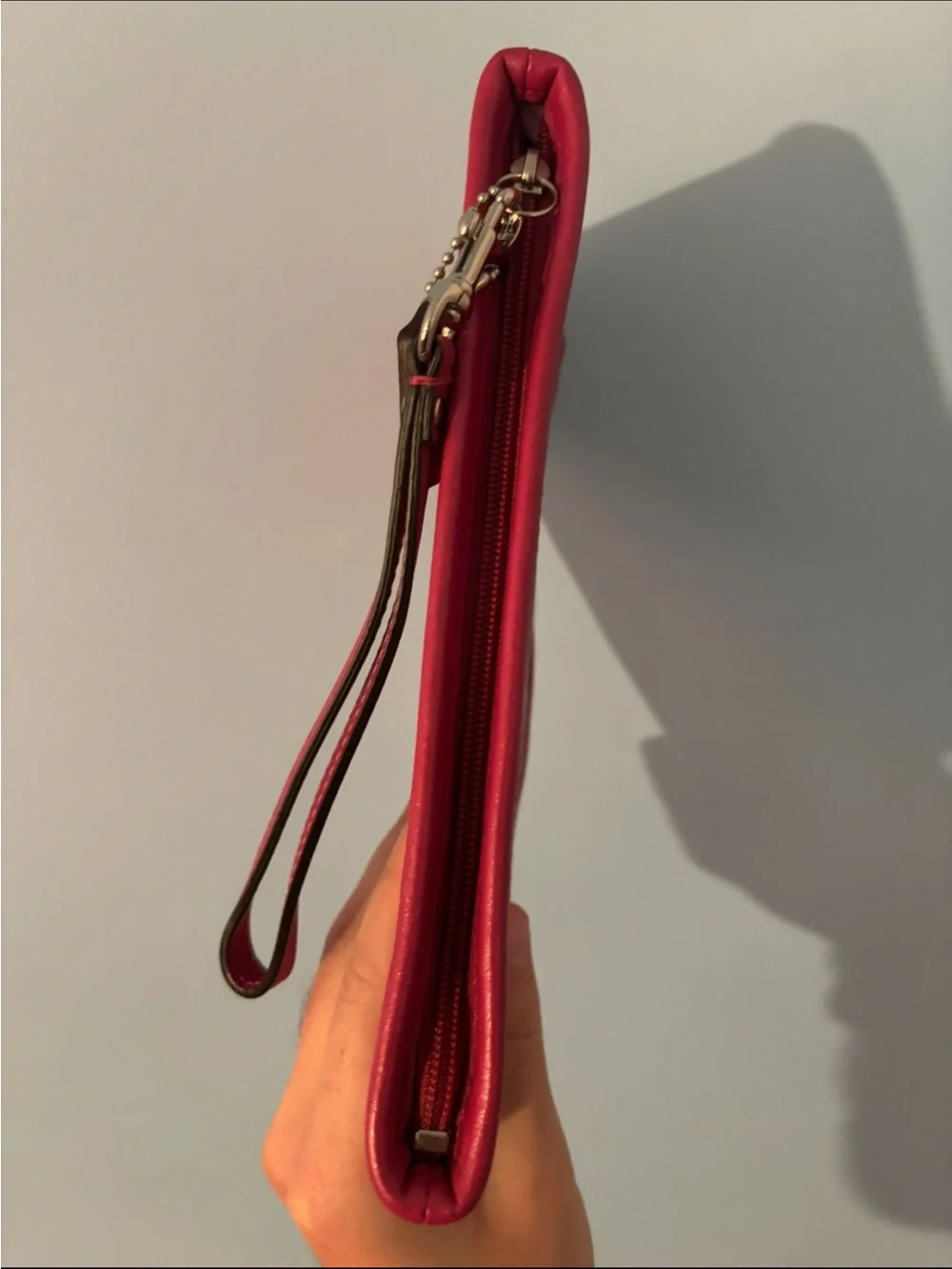Coach Pink Wristlet Clutch